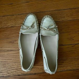 Cole Haan loafers - 7.5 - metallic gold